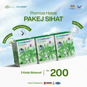 PAKEJ SIHAT (3 KOTAK BIOKENAF + 1 POSTBIOTIC)